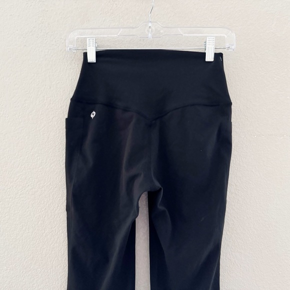 Popflex Supersculpt Flare Pant Small Black 29" Activewear Workout Gym Training - Picture 10 of 12